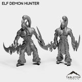 Tabletop Terrain Miniature Full Set Elf Demon Hunter