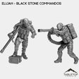 Tabletop Terrain Miniature Full Set Elijah - Black Stone Commandos