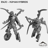 Tabletop Terrain Miniature Full Set Enjo - Human Hybrids