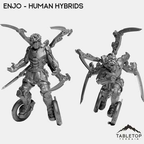 Tabletop Terrain Miniature Full Set Enjo - Human Hybrids