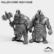 Tabletop Terrain Miniature Full Set Fallen Ogre High Mage