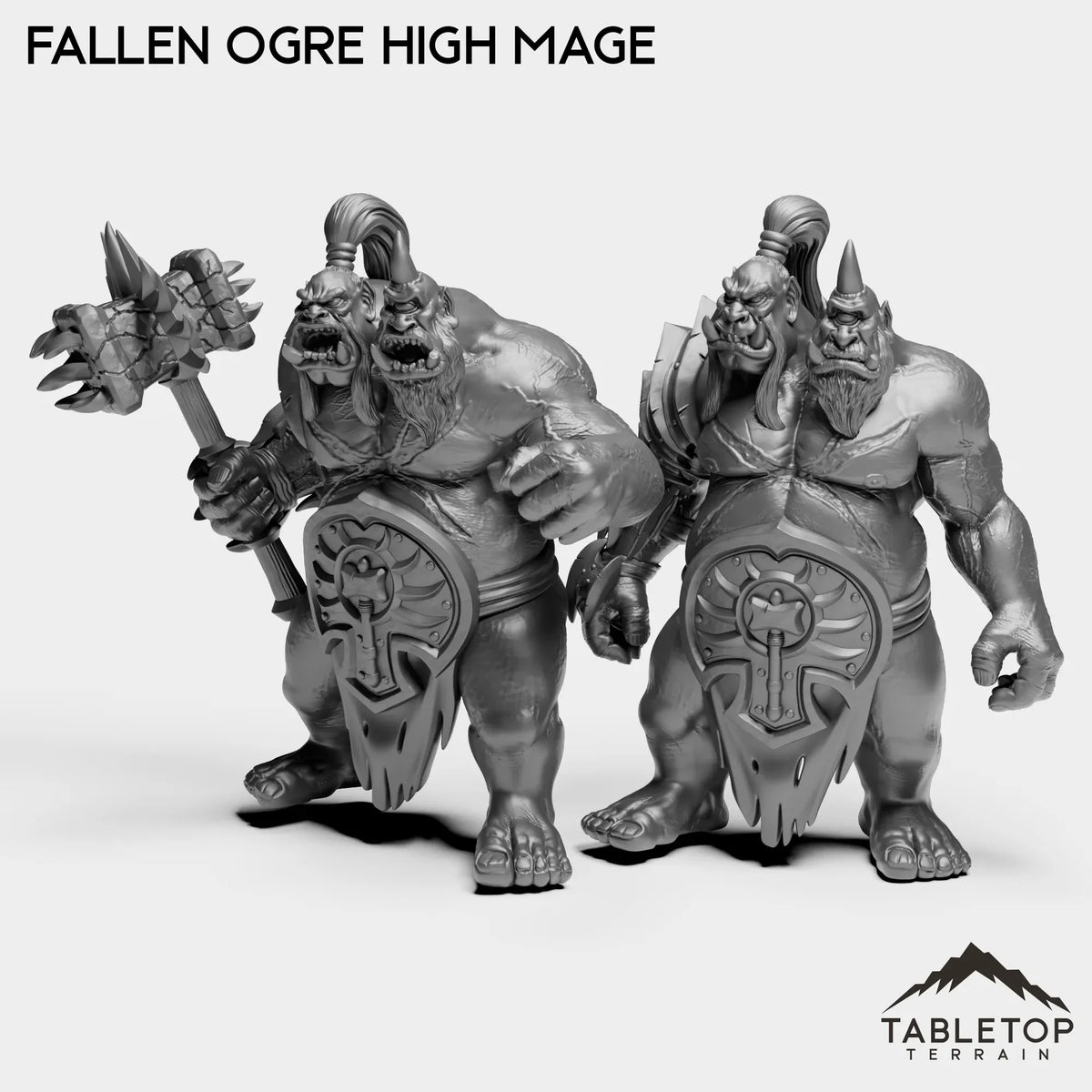 Tabletop Terrain Miniature Full Set Fallen Ogre High Mage