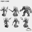 Tabletop Terrain Miniature Full Set Fiery Core Bundle