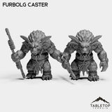 Tabletop Terrain Miniature Full Set Furbolg Caster