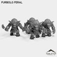 Tabletop Terrain Miniature Full Set Furbolg Feral