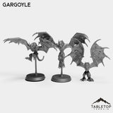 Tabletop Terrain Miniature Full Set Gargoyle