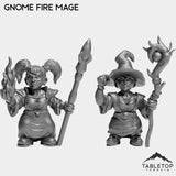 Tabletop Terrain Miniature Full Set Gnome Fire Mage