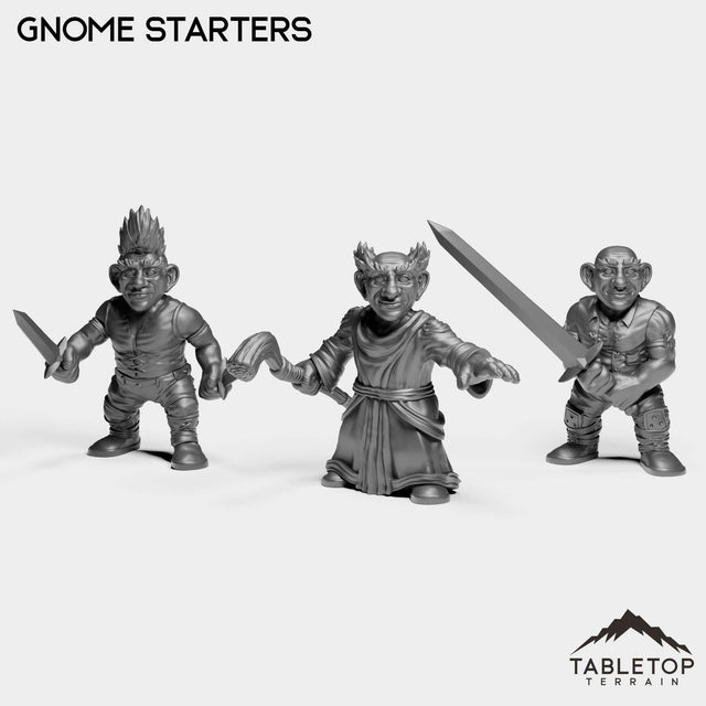 Tabletop Terrain Miniature Full Set Gnome Starters