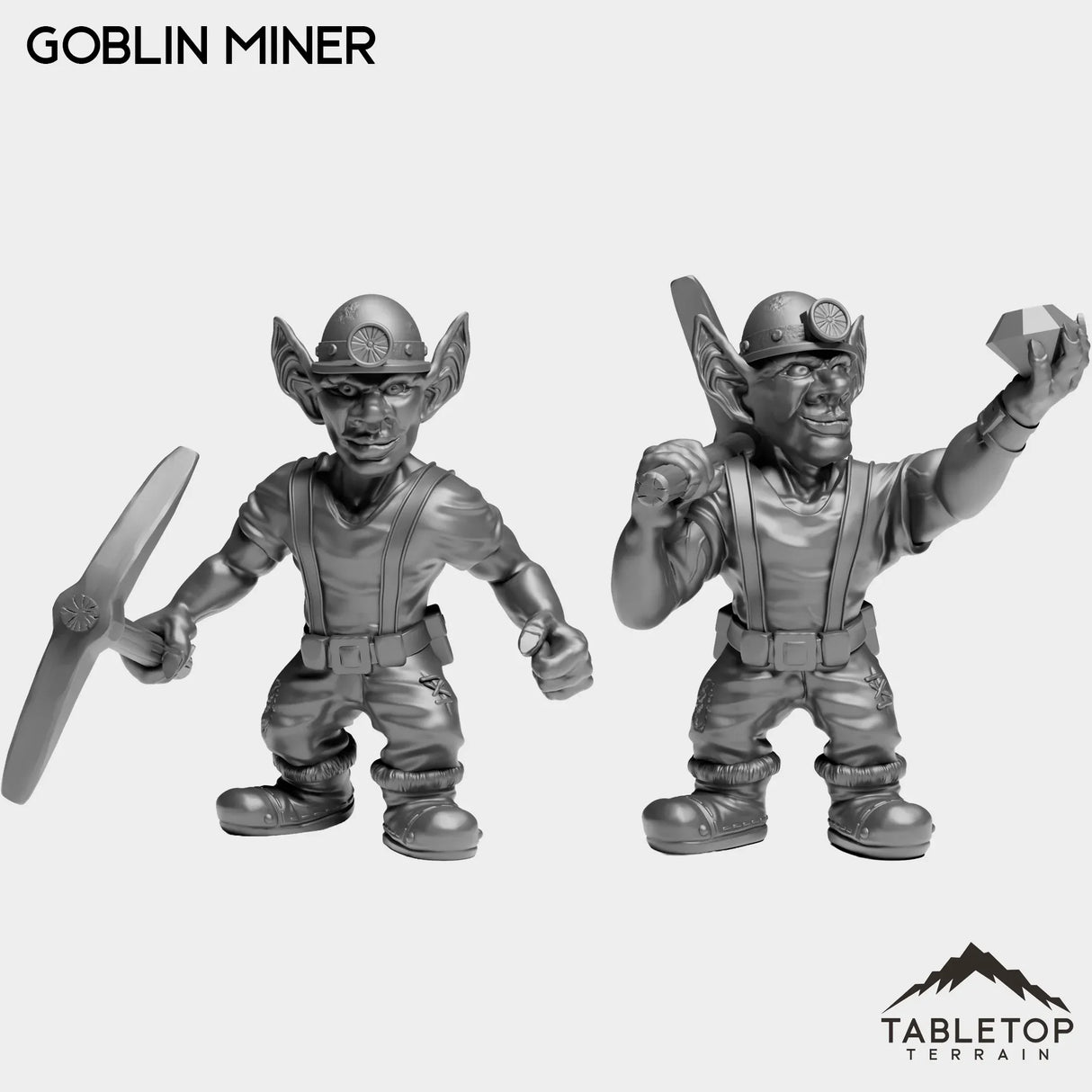Tabletop Terrain Miniature Full Set Goblin Miner