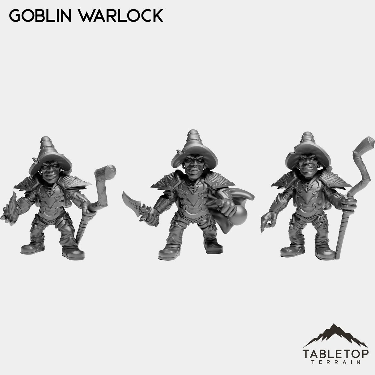 Tabletop Terrain Miniature Full Set Goblin Warlock