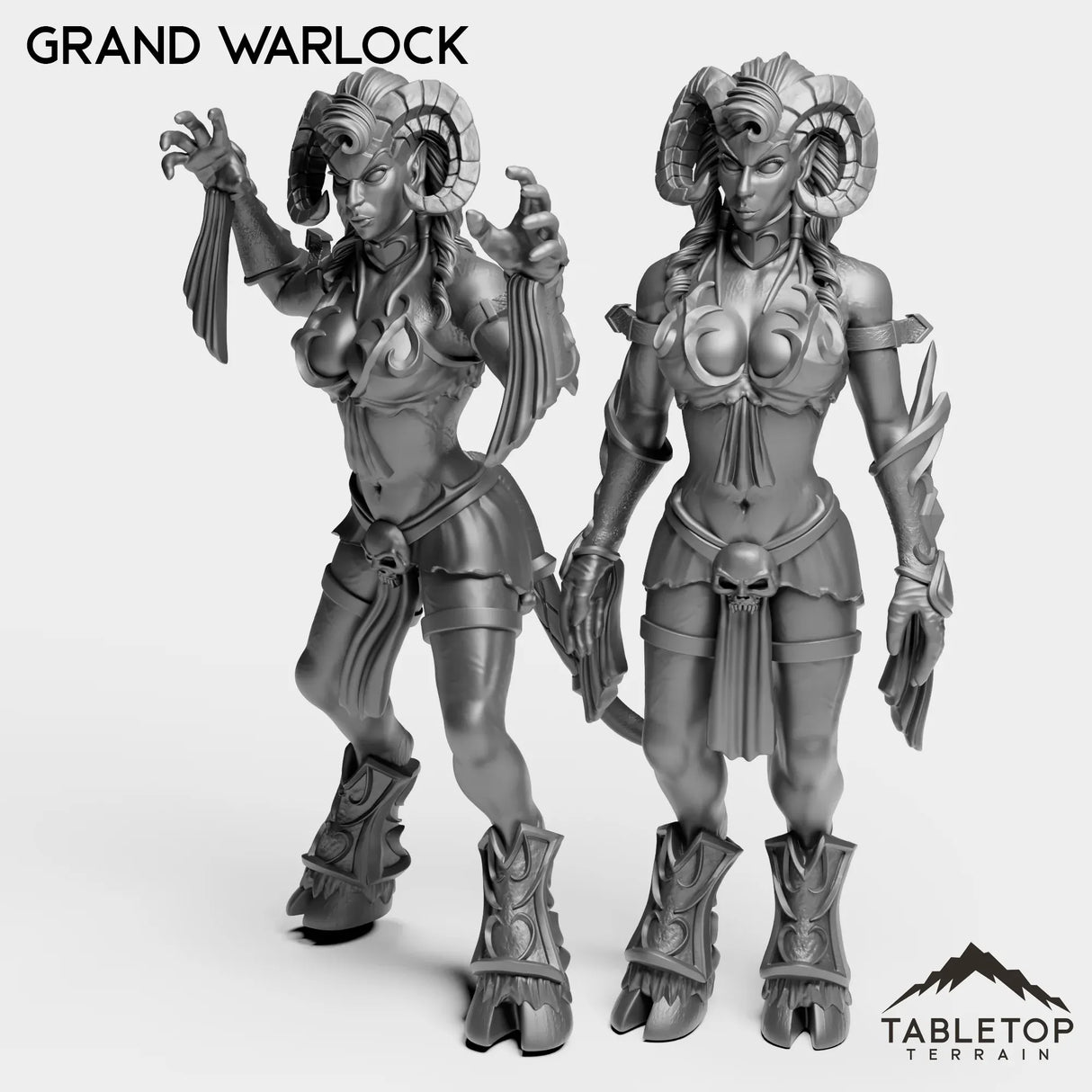 Tabletop Terrain Miniature Full Set Grand Warlock