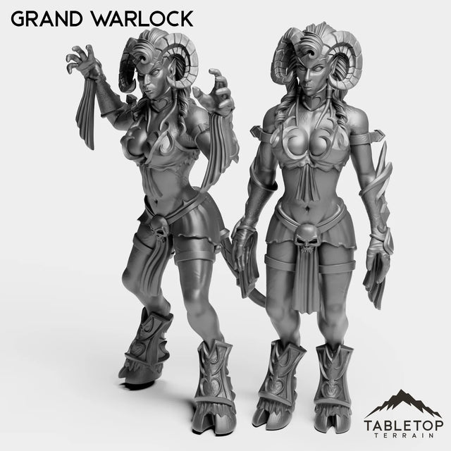Tabletop Terrain Miniature Full Set Grand Warlock