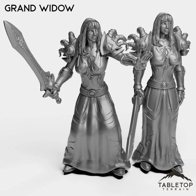 Tabletop Terrain Miniature Full Set Grand Widow