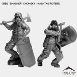 Tabletop Terrain Miniature Full Set Greg ''Smasher'' Chomsky - Hashtag Rioters