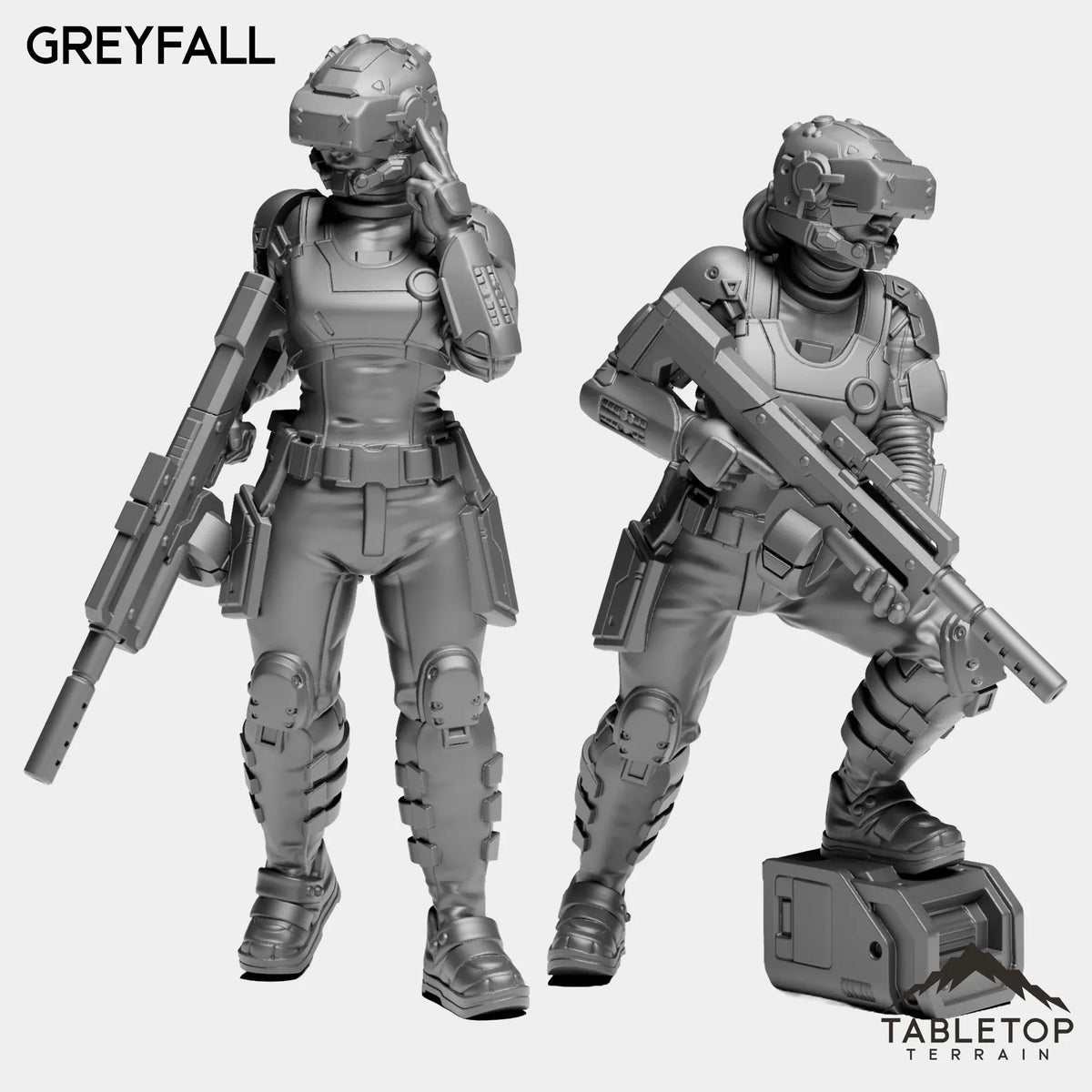 Tabletop Terrain Miniature Full Set Greyfall