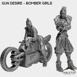 Tabletop Terrain Miniature Full Set Gun Desire - Bomber Girls