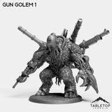 Tabletop Terrain Miniature Full Set Gun Golems - Independents
