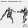 Tabletop Terrain Miniature Full Set Hekatons - Special Response Team