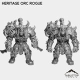 Tabletop Terrain Miniature Full Set Heritage Orc Rogue