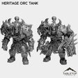 Tabletop Terrain Miniature Full Set Heritage Orc Tank