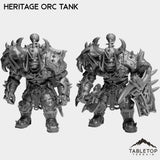 Tabletop Terrain Miniature Full Set Heritage Orc Tank
