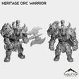 Tabletop Terrain Miniature Full Set Heritage Orc Warrior