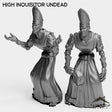 Tabletop Terrain Miniature Full Set High Inquisitor Undead