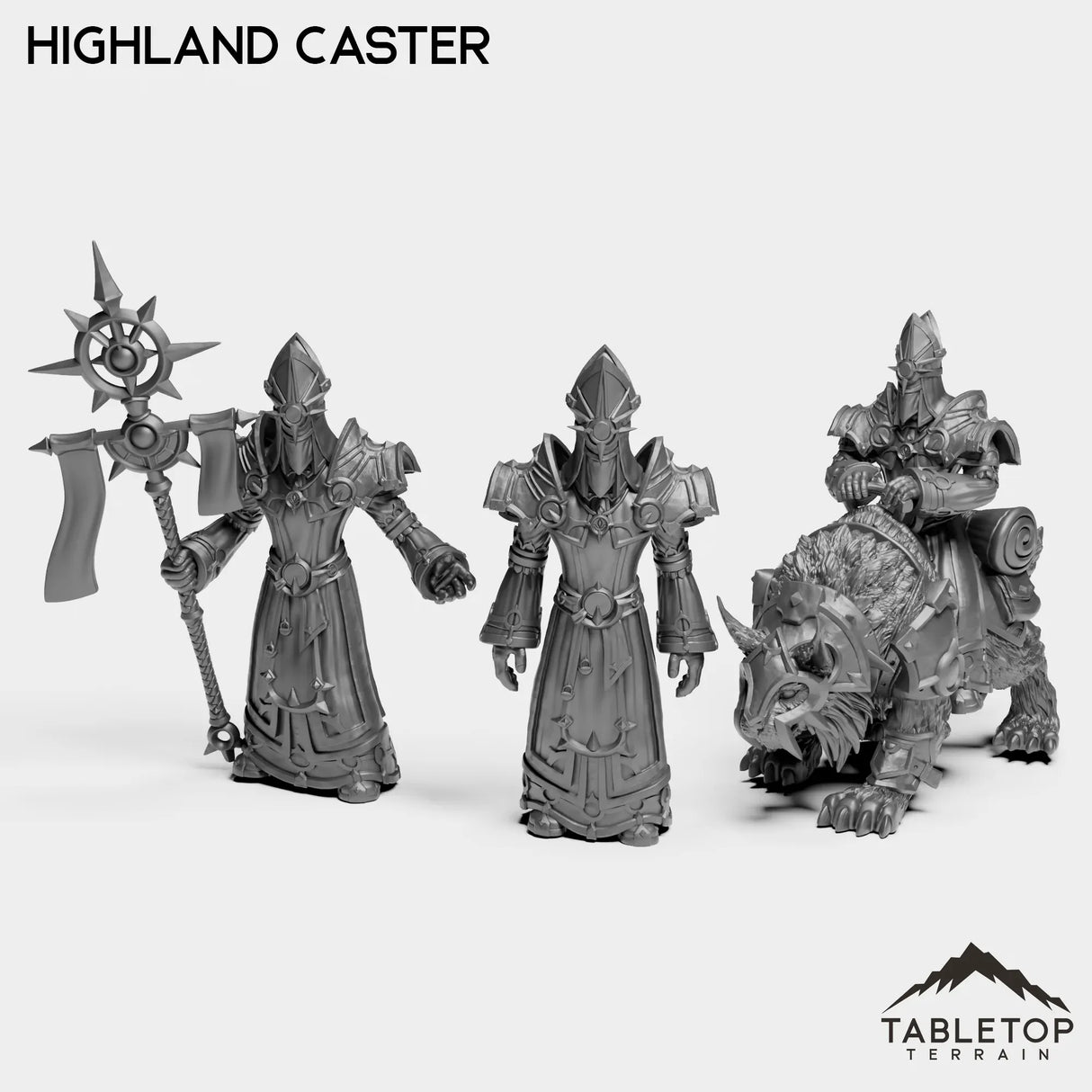 Tabletop Terrain Miniature Full Set Highland Caster