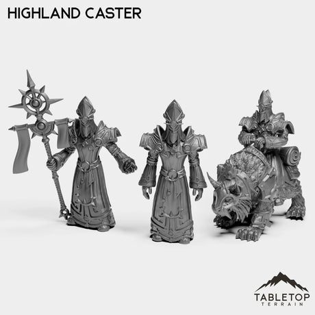 Tabletop Terrain Miniature Full Set Highland Caster