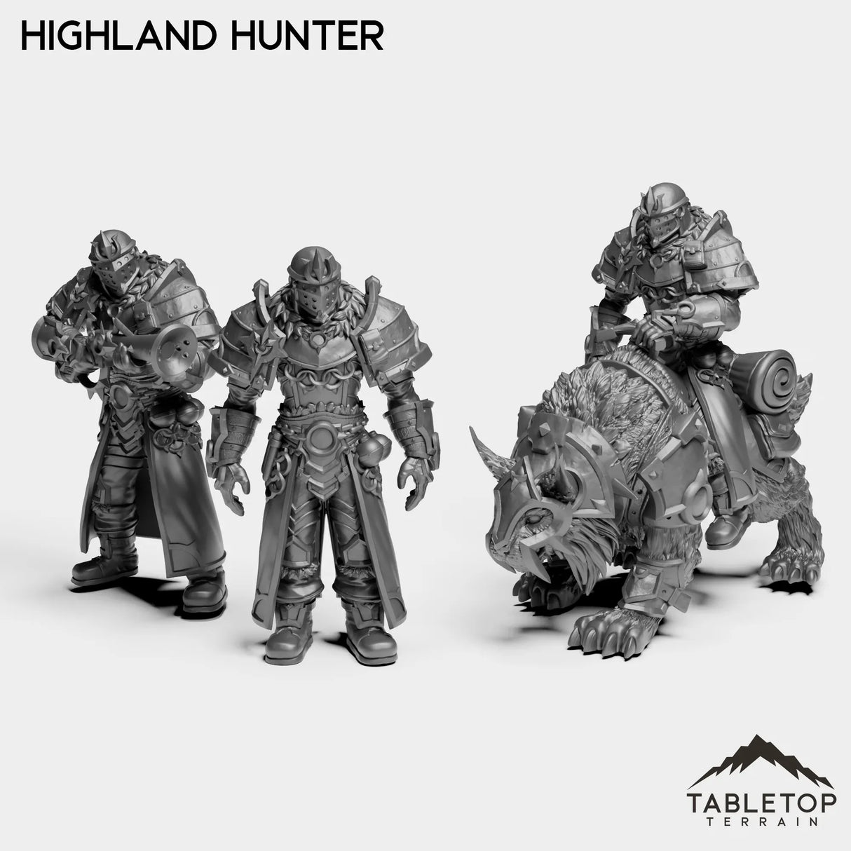 Tabletop Terrain Miniature Full Set Highland Hunter