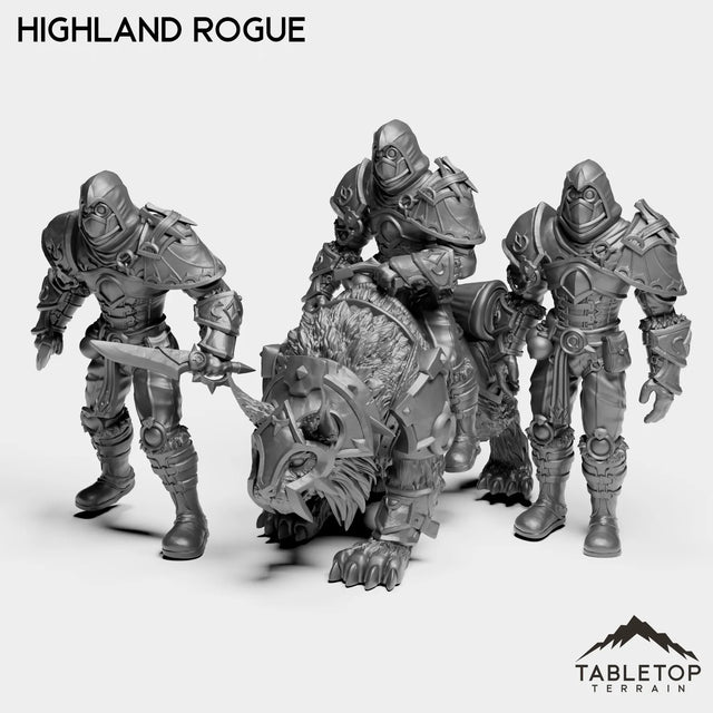 Tabletop Terrain Miniature Full Set Highland Rogue