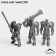 Tabletop Terrain Miniature Full Set Highland Warlord