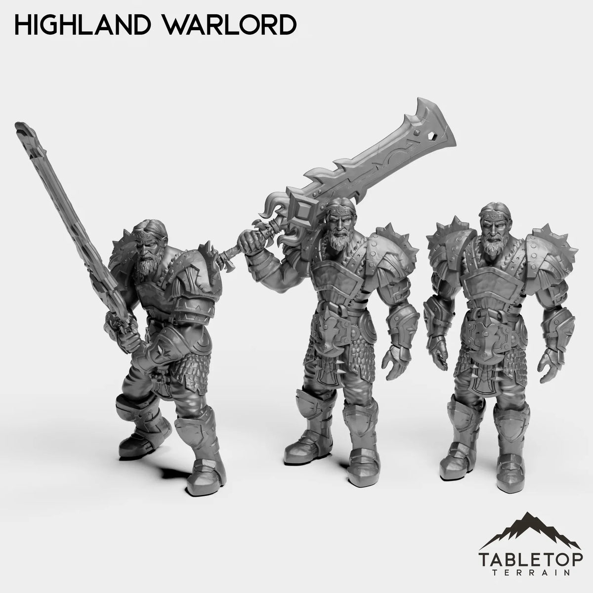 Tabletop Terrain Miniature Full Set Highland Warlord