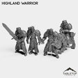 Tabletop Terrain Miniature Full Set Highland Warrior