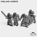 Tabletop Terrain Miniature Full Set Highland Warrior