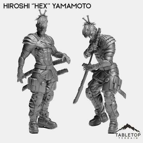 Tabletop Terrain Miniature Full Set Hiroshi ''Hex'' Yamamoto