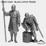 Tabletop Terrain Miniature Full Set Hong Yuan - Black Lotus Triads