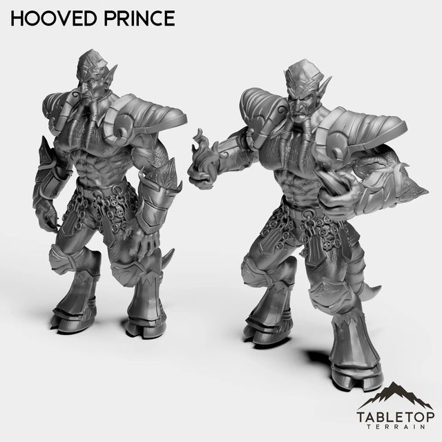 Tabletop Terrain Miniature Full Set Hooved Prince