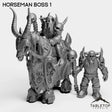 Tabletop Terrain Miniature Full Set Horseman Boss 1