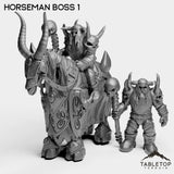 Tabletop Terrain Miniature Full Set Horseman Boss 1