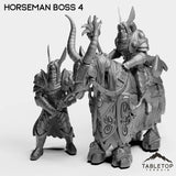 Tabletop Terrain Miniature Full Set Horseman Boss 4