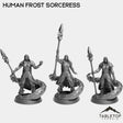 Tabletop Terrain Miniature Full Set Human Frost Sorceress
