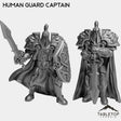 Tabletop Terrain Miniature Full Set Human Guard Captain