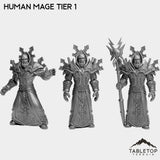 Tabletop Terrain Miniature Full Set Human Mage Tier 1