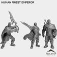 Tabletop Terrain Miniature Full Set Human Priest Emperor