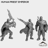 Tabletop Terrain Miniature Full Set Human Priest Emperor
