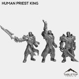 Tabletop Terrain Miniature Full Set Human Priest King