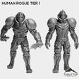 Tabletop Terrain Miniature Full Set Human Rogue Tier 1