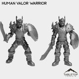 Tabletop Terrain Miniature Full Set Human Valor Warrior