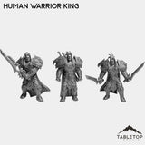 Tabletop Terrain Miniature Full Set Human Warrior King